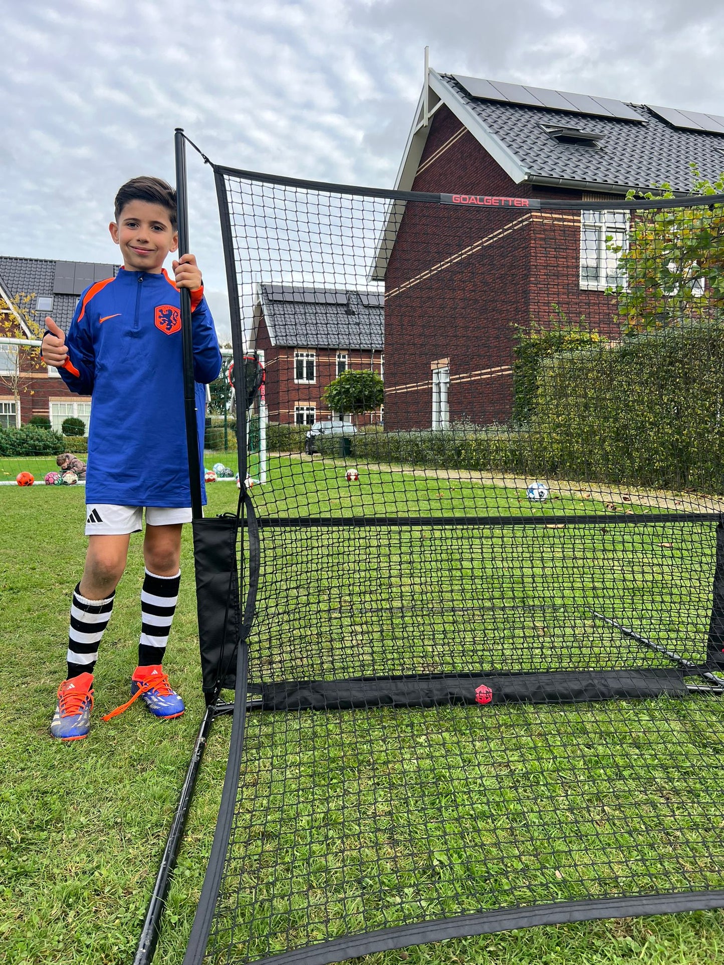 Goalgetter Alpha 5 in 1: Voetbal Rebounder, Doel & Doelnet