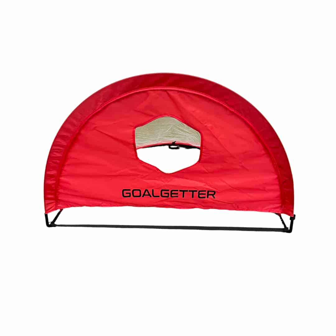 GoalGetter Pop-up Goal 3-in-1 portable football goal for shooting accuracy and skill training