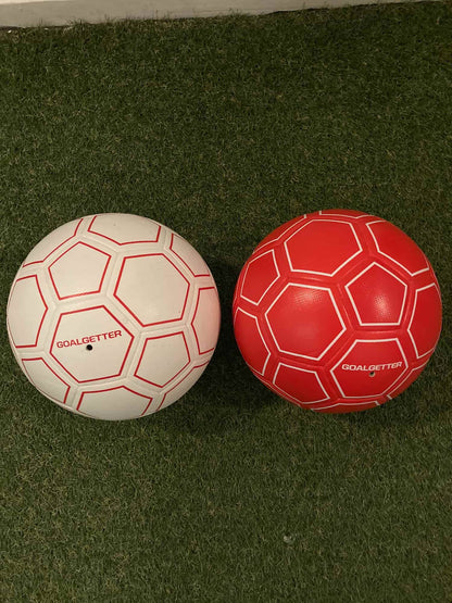 GoalGetter training football in vibrant red, perfect for kids' practice and drills